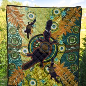 Platypus Aboriginal Australia Quilt K9  Quilt